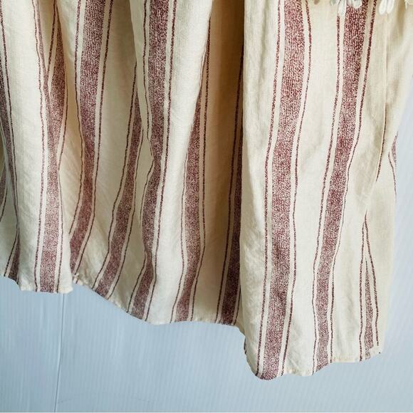 🆕 Altar’d State off the shoulder boho long sleeve dress striped size small NWT - Picture 4 of 11